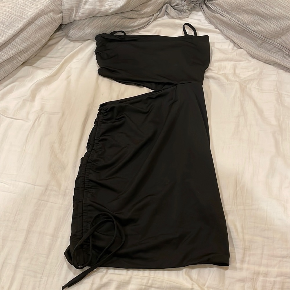 Mini black dress